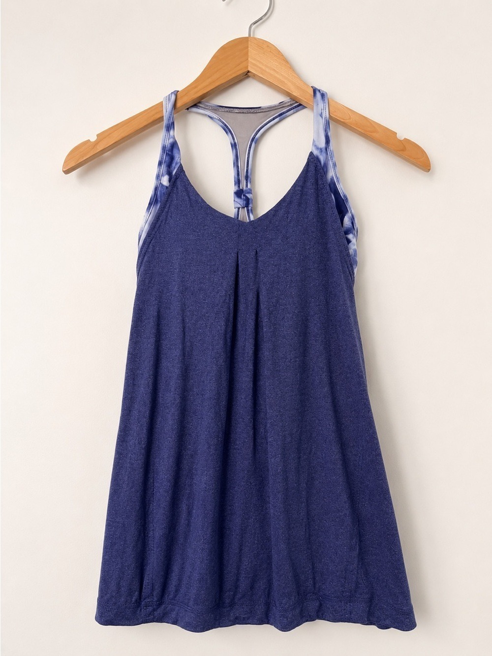 Lululemon Tank Top Blue Racerback Built In Bra Size Small - Picture 5 of 8